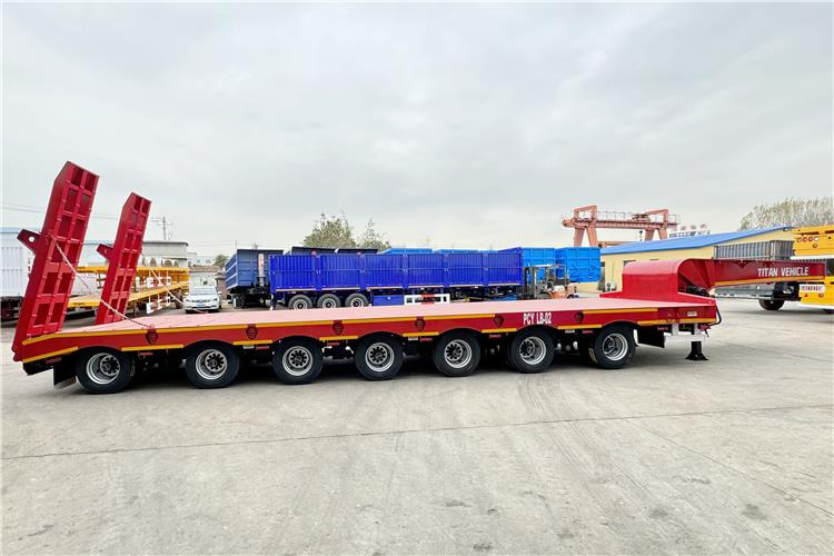 TITAN 7 Axle 120 Ton Lowbed Trailer for Sale In Saudi Arabia - Sơ mi rơ moóc thùng thấp: hình 4 TITAN 7 Axle 120 Ton Lowbed Trailer for Sale In Saudi Arabia - Sơ mi rơ moóc thùng thấp: hình 4