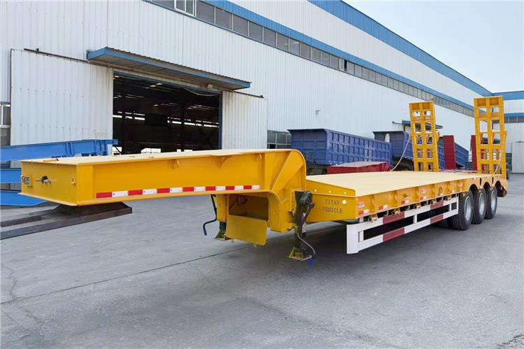 TITAN 80 Ton Low Loader Trailer for Sale Price In Guyana - Sơ mi rơ moóc thùng thấp: hình 1 TITAN 80 Ton Low Loader Trailer for Sale Price In Guyana - Sơ mi rơ moóc thùng thấp: hình 1