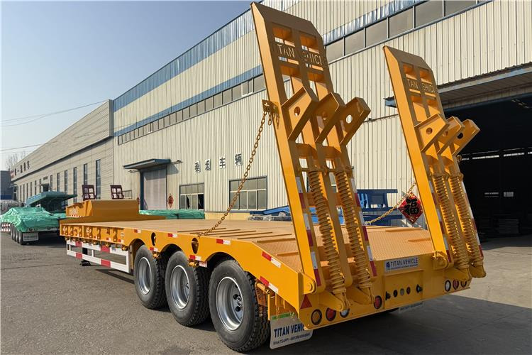 TITAN 80 Ton Low Loader Trailer for Sale Price In Guyana - Sơ mi rơ moóc thùng thấp: hình 5 TITAN 80 Ton Low Loader Trailer for Sale Price In Guyana - Sơ mi rơ moóc thùng thấp: hình 5