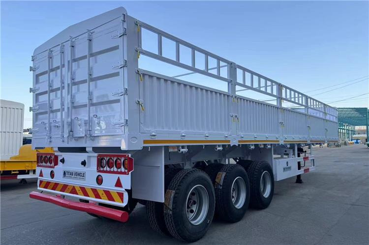 TITAN In Stock 30/40/50 Ton Fence Semi Trailer Transport Cargo Bulk In Senegal - Sơ mi rơ moóc chở gia súc: hình 2 TITAN In Stock 30/40/50 Ton Fence Semi Trailer Transport Cargo Bulk In Senegal - Sơ mi rơ moóc chở gia súc: hình 2