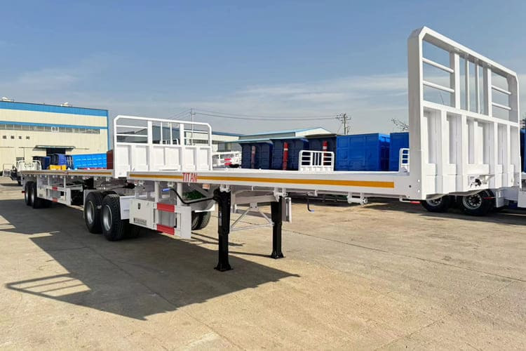 TITAN Super Link Flatbed Trailer for Sale in Mali - Sơ mi rơ moóc thùng lửng/ Phẳng: hình 2 TITAN Super Link Flatbed Trailer for Sale in Mali - Sơ mi rơ moóc thùng lửng/ Phẳng: hình 2