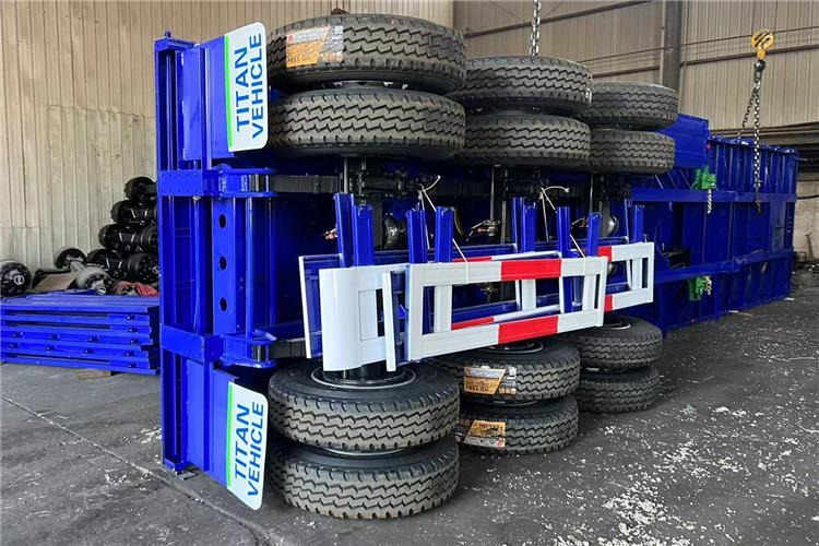 TITAN Tri Axle Grain Trailer for Sale In Djibouti - Sơ mi rơ moóc thùng lửng/ Phẳng: hình 4 TITAN Tri Axle Grain Trailer for Sale In Djibouti - Sơ mi rơ moóc thùng lửng/ Phẳng: hình 4