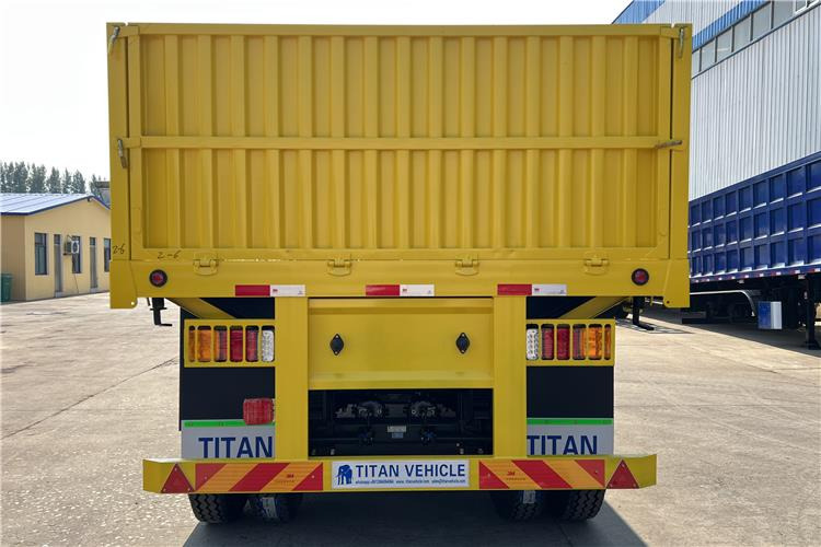 TITAN Triple Axle Trailer with Drop Side Trailer for Sale In Ghana - Sơ mi rơ moóc thùng lửng/ Phẳng: hình 5 TITAN Triple Axle Trailer with Drop Side Trailer for Sale In Ghana - Sơ mi rơ moóc thùng lửng/ Phẳng: hình 5