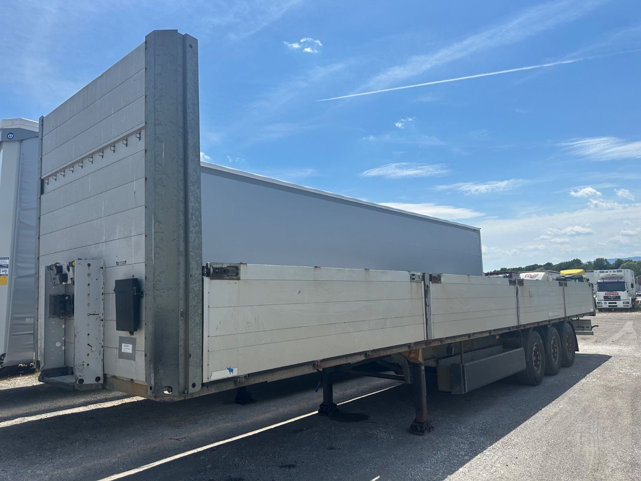 Schmitz Cargobull SCB 24 Bordwand 800 Lift - Sơ mi rơ moóc thùng lửng/ Phẳng: hình 1 Schmitz Cargobull SCB 24 Bordwand 800 Lift - Sơ mi rơ moóc thùng lửng/ Phẳng: hình 1