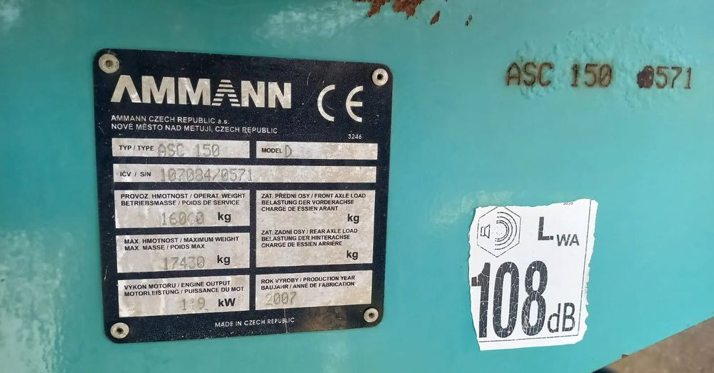Ammann ASC 150 walec stal guma - Máy lăn: hình 4 Ammann ASC 150 walec stal guma - Máy lăn: hình 4