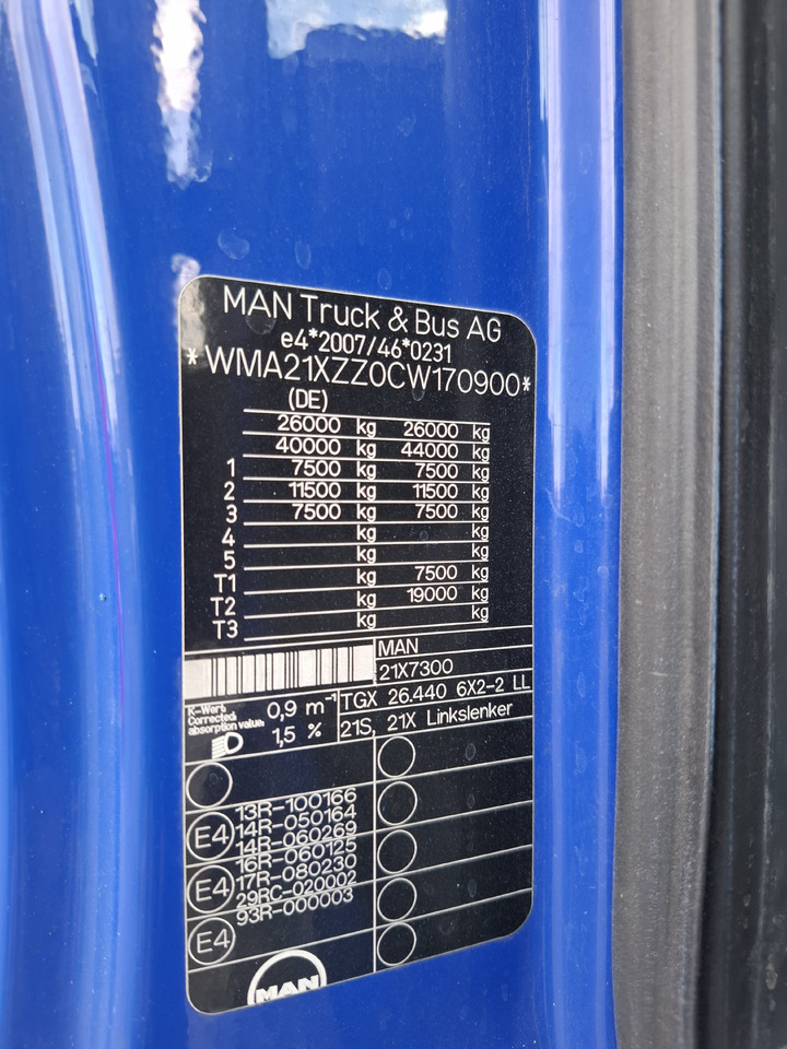 Xe tải thùng mui bạt MAN TGX 26.440 E5: hình 20