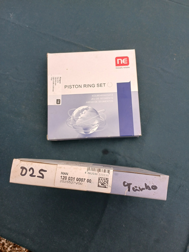 Pistonrings NE 120031000700 for MAN D25 Turbo - Pít tông/ Vòng/ Ống lót: hình 1 Pistonrings NE 120031000700 for MAN D25 Turbo - Pít tông/ Vòng/ Ống lót: hình 1