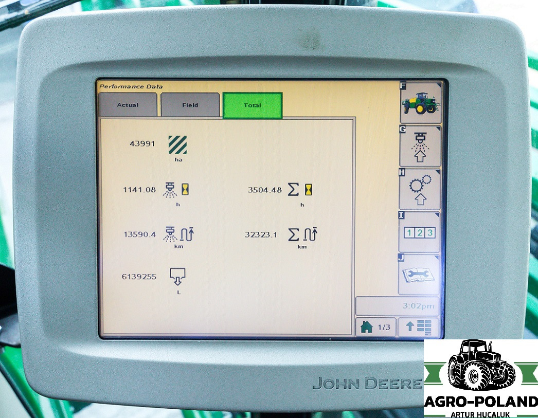 JOHN DEERE 5430 i - 2011 ROK - 36 M - GPS - AUTOPILOT - AUTOTRAC - 1141 h - Máy phun xịt tự hành: hình 5 JOHN DEERE 5430 i - 2011 ROK - 36 M - GPS - AUTOPILOT - AUTOTRAC - 1141 h - Máy phun xịt tự hành: hình 5