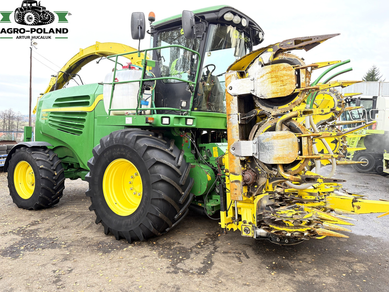 JOHN DEERE 7480 - ProDrive - 4x4 - 2014 rok - Kemper 360 plus - Pickup 630c - 40 km/h - Máy gặt đập thức ăn gia súc: hình 1 JOHN DEERE 7480 - ProDrive - 4x4 - 2014 rok - Kemper 360 plus - Pickup 630c - 40 km/h - Máy gặt đập thức ăn gia súc: hình 1
