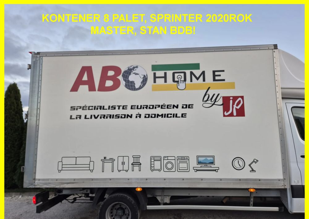 Kontener 8 palet Sprinter 2020 rok, Master ,Transit Ducato, Mascott, Inne ,stan bdb! - Hộp hoán đổi thân: hình 1 Kontener 8 palet Sprinter 2020 rok, Master ,Transit Ducato, Mascott, Inne ,stan bdb! - Hộp hoán đổi thân: hình 1