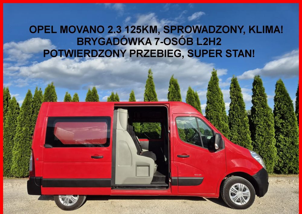 Opel Movano 2.3 125KM L2H2 Dubel Kabina - Xe tải van: hình 2 Opel Movano 2.3 125KM L2H2 Dubel Kabina - Xe tải van: hình 2