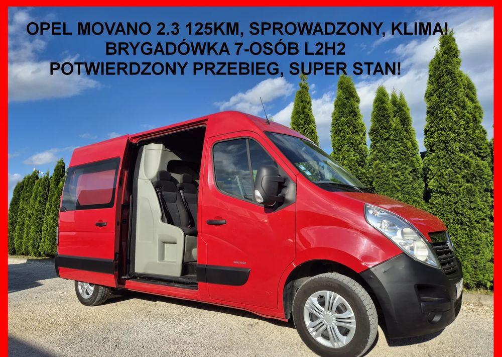 Opel Movano 2.3 125KM L2H2 Dubel Kabina - Xe tải van: hình 1 Opel Movano 2.3 125KM L2H2 Dubel Kabina - Xe tải van: hình 1