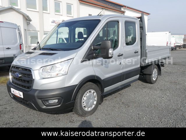 Ford Transit FT350 L2 VA DoKa 7-Sitze Pritsche Klima - Xe tải nhỏ phẳng: hình 1 Ford Transit FT350 L2 VA DoKa 7-Sitze Pritsche Klima - Xe tải nhỏ phẳng: hình 1