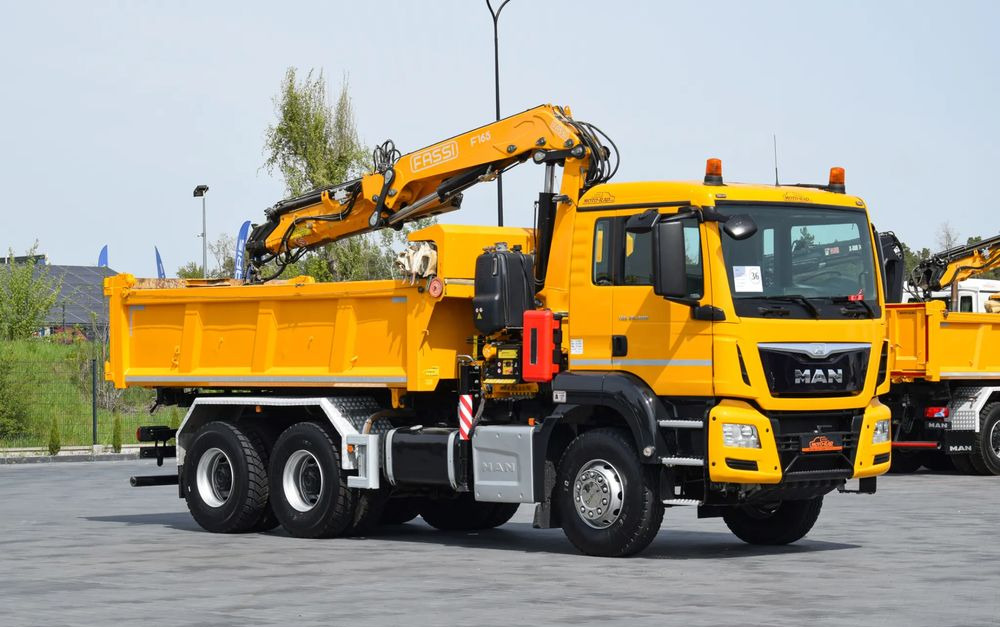 MAN TGS 26.400 / 6x4 / EURO 6 / UDT / HDS FASSI 165 / WYSUW x3 / ROTATOR / CHWYTAK / STEROWANIE RADIOWE / WZMOCNIONA RAMA / WYWROTKA / HYDROBURTA / AUTOMAT / 2017 / NOWE OPONY - 100% / NISKI PRZEBIEG - Xe ben, Xe cẩu tự hành: hình 3 MAN TGS 26.400 / 6x4 / EURO 6 / UDT / HDS FASSI 165 / WYSUW x3 / ROTATOR / CHWYTAK / STEROWANIE RADIOWE / WZMOCNIONA RAMA / WYWROTKA / HYDROBURTA / AUTOMAT / 2017 / NOWE OPONY - 100% / NISKI PRZEBIEG - Xe ben, Xe cẩu tự hành: hình 3