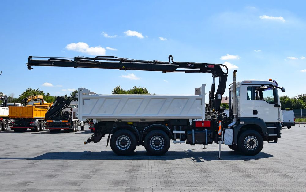 MAN TGS 33.360 / 6x4 / HDS HIAB 122 E-2 HIDUO / STEROWANIE RADIOWE / WYWROTKA / HYDROBURTA / AUTOMAT / KLIMA / TEMPOMAT / KAMERA COFANIA / SPROWADZONY - Xe ben: hình 4 MAN TGS 33.360 / 6x4 / HDS HIAB 122 E-2 HIDUO / STEROWANIE RADIOWE / WYWROTKA / HYDROBURTA / AUTOMAT / KLIMA / TEMPOMAT / KAMERA COFANIA / SPROWADZONY - Xe ben: hình 4