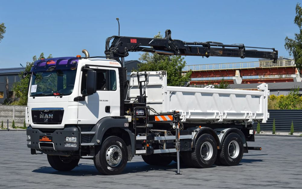 MAN TGS 33.360 / 6x4 / HDS HIAB 122 E-2 HIDUO / STEROWANIE RADIOWE / WYWROTKA / HYDROBURTA / AUTOMAT / KLIMA / TEMPOMAT / KAMERA COFANIA / SPROWADZONY - Xe ben: hình 1 MAN TGS 33.360 / 6x4 / HDS HIAB 122 E-2 HIDUO / STEROWANIE RADIOWE / WYWROTKA / HYDROBURTA / AUTOMAT / KLIMA / TEMPOMAT / KAMERA COFANIA / SPROWADZONY - Xe ben: hình 1