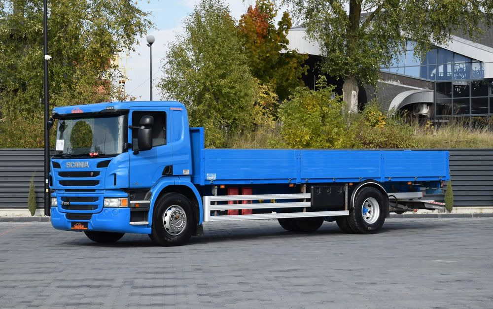 Scania P250 / EURO 6 / SKRZYNIA 7.8 M / WINDA DHOLLANDIA / PODUSZKI NA TYLNEJ OSI / RETARDER / KLIMA / TEMPOMAT / SERWISOWANY / SPROWADZONY - Xe tải thùng lửng/ Phẳng: hình 1 Scania P250 / EURO 6 / SKRZYNIA 7.8 M / WINDA DHOLLANDIA / PODUSZKI NA TYLNEJ OSI / RETARDER / KLIMA / TEMPOMAT / SERWISOWANY / SPROWADZONY - Xe tải thùng lửng/ Phẳng: hình 1