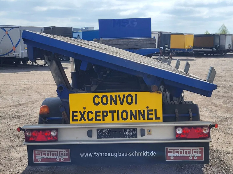 Schmidt SPT/65/Z/2,6 Schraglader Lift + Lenkachse 2008 - Xe chở container/ Sơ mi rơ moóc hoán đổi thân: hình 3 Schmidt SPT/65/Z/2,6 Schraglader Lift + Lenkachse 2008 - Xe chở container/ Sơ mi rơ moóc hoán đổi thân: hình 3