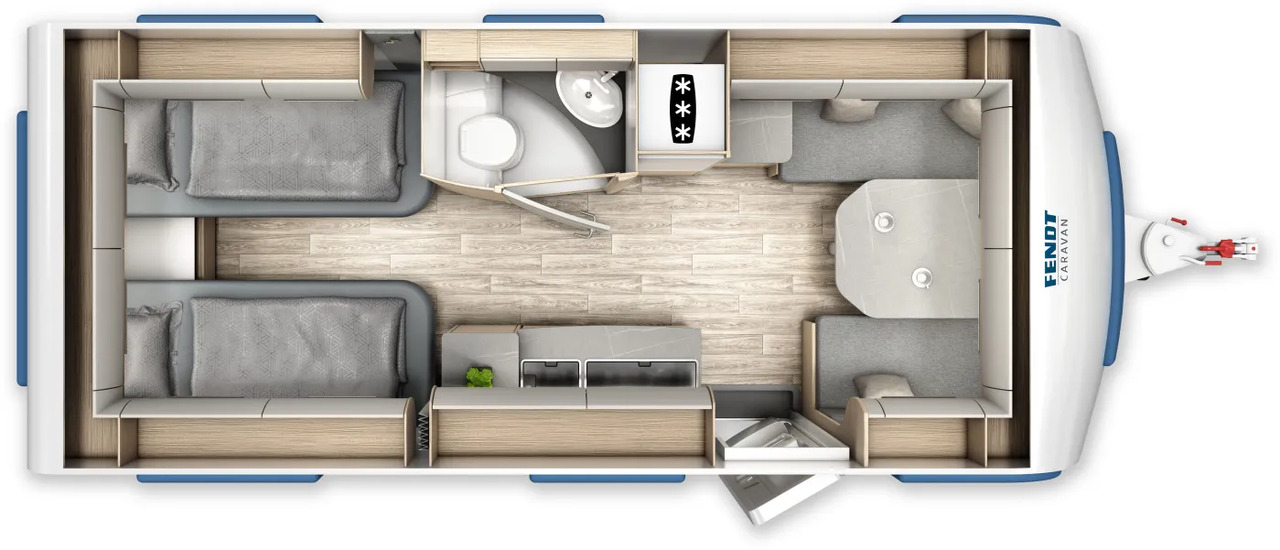 Fendt Bianco Activ 515 SGE Safety-Paket, GFK, 2.000 KG - Rơ moóc kiểu caravan: hình 2 Fendt Bianco Activ 515 SGE Safety-Paket, GFK, 2.000 KG - Rơ moóc kiểu caravan: hình 2