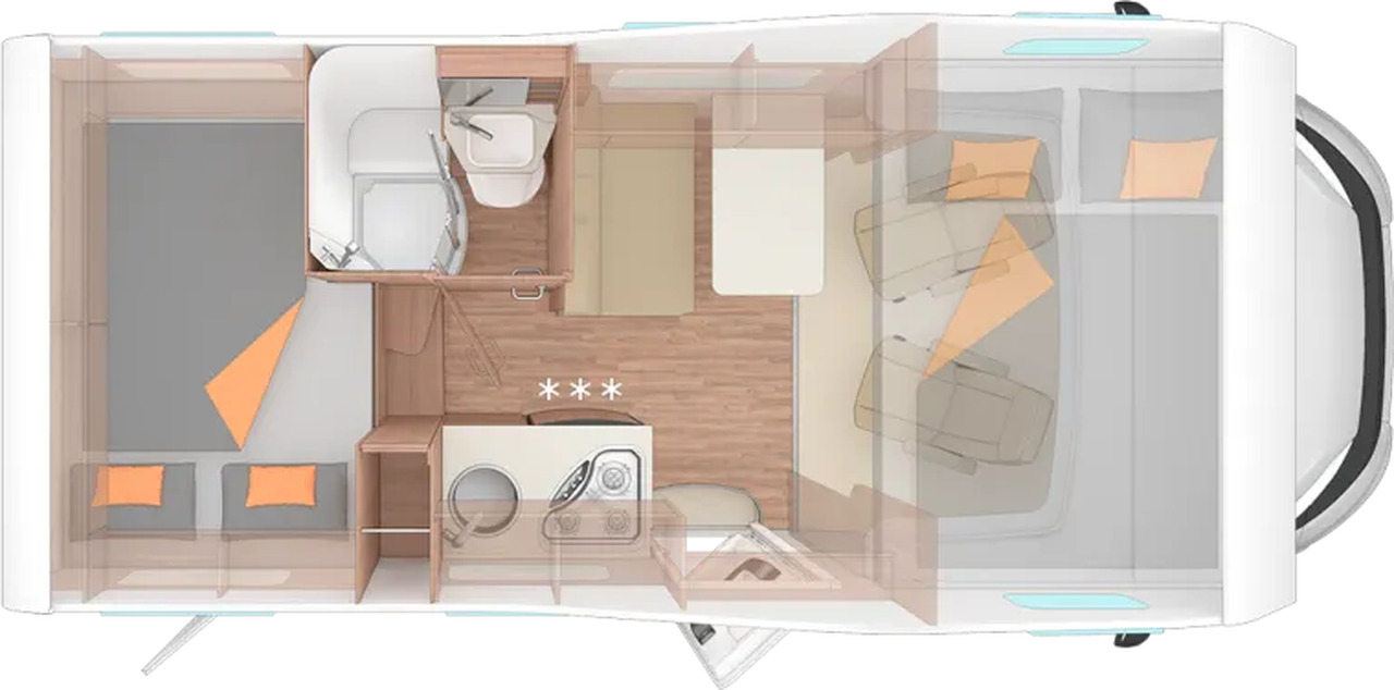 Weinsberg CaraHome 550 MG Aufbauklima., Markise, AHK - Xe cắm trại alkoven: hình 2 Weinsberg CaraHome 550 MG Aufbauklima., Markise, AHK - Xe cắm trại alkoven: hình 2