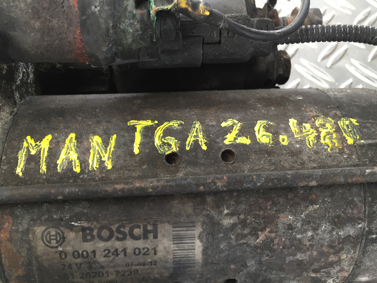 Gebrauchter Anlasser MAN TGA 26 480, Motor Typ D 2876 LF 12, Artikel Nr. : 51.26201 - 7239 - Bộ đề cho Xe tải: hình 4 Gebrauchter Anlasser MAN TGA 26 480, Motor Typ D 2876 LF 12, Artikel Nr. : 51.26201 - 7239 - Bộ đề cho Xe tải: hình 4