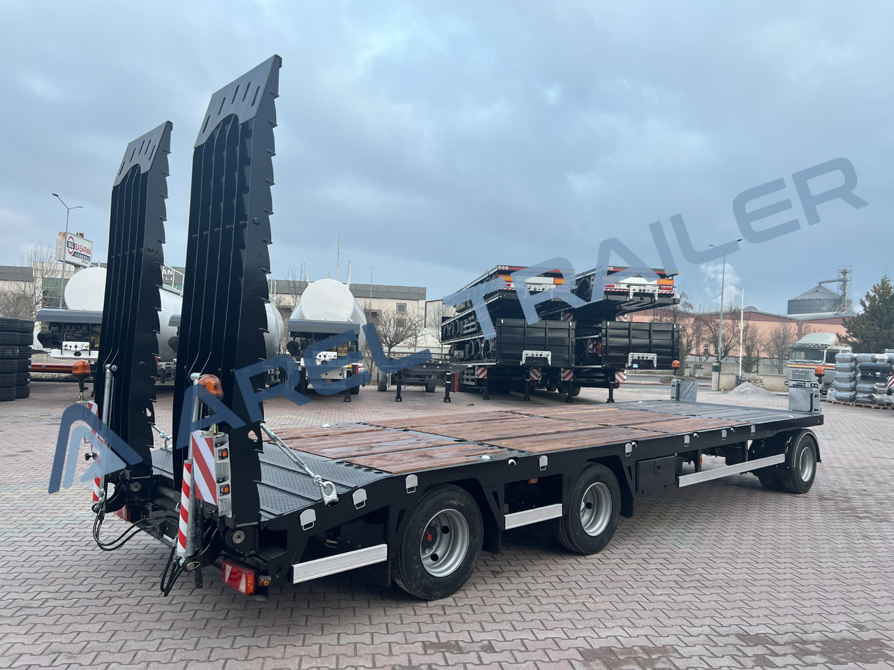 AREL TRAILER 2+1 AXLE DRAWBAR REMORQUE TRAILER - Rơ moóc thùng thấp: hình 3 AREL TRAILER 2+1 AXLE DRAWBAR REMORQUE TRAILER - Rơ moóc thùng thấp: hình 3