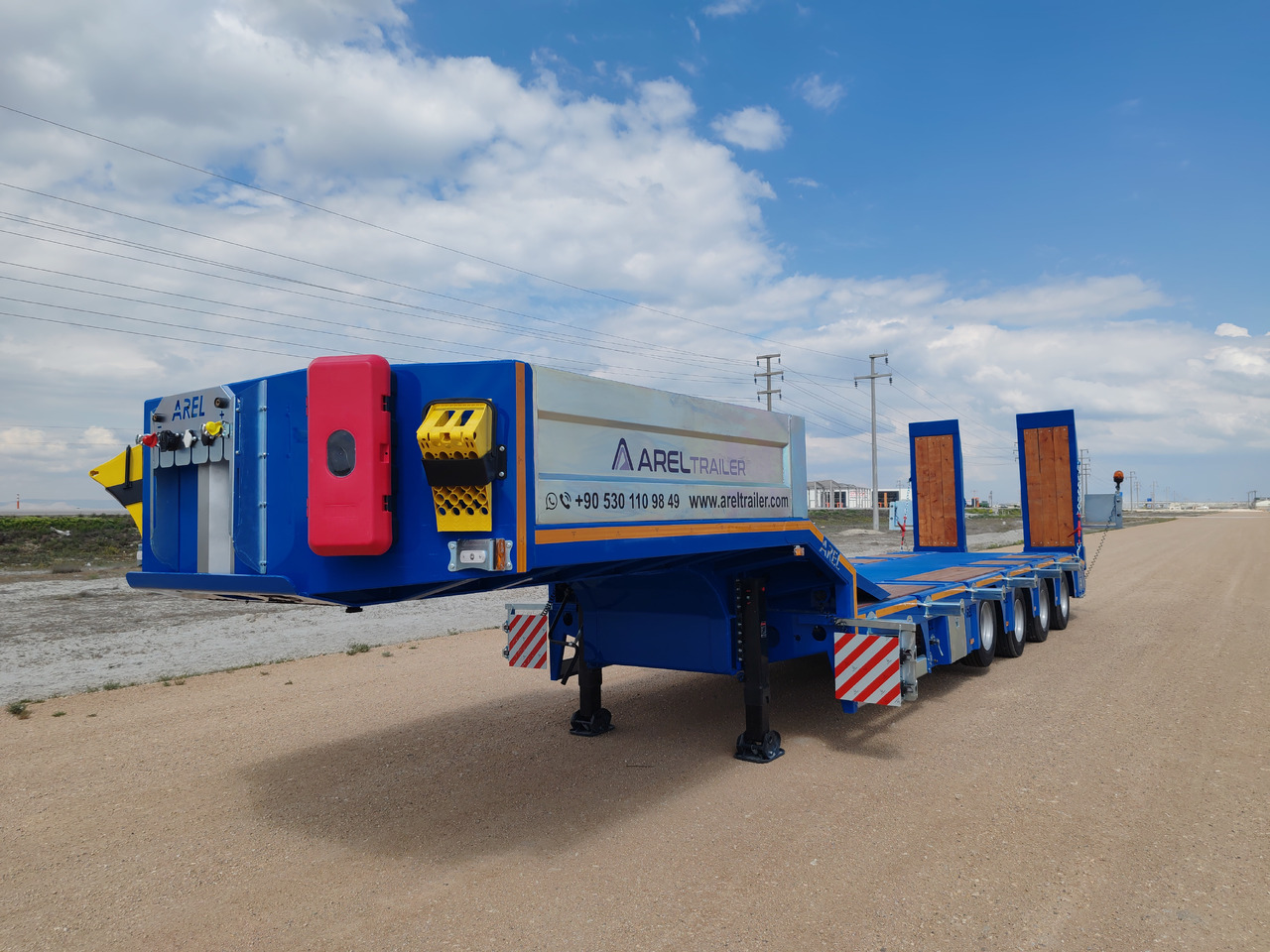 AREL TRAILER 4 AXLE LOWBED TRAILER - Sơ mi rơ moóc thùng thấp: hình 5 AREL TRAILER 4 AXLE LOWBED TRAILER - Sơ mi rơ moóc thùng thấp: hình 5