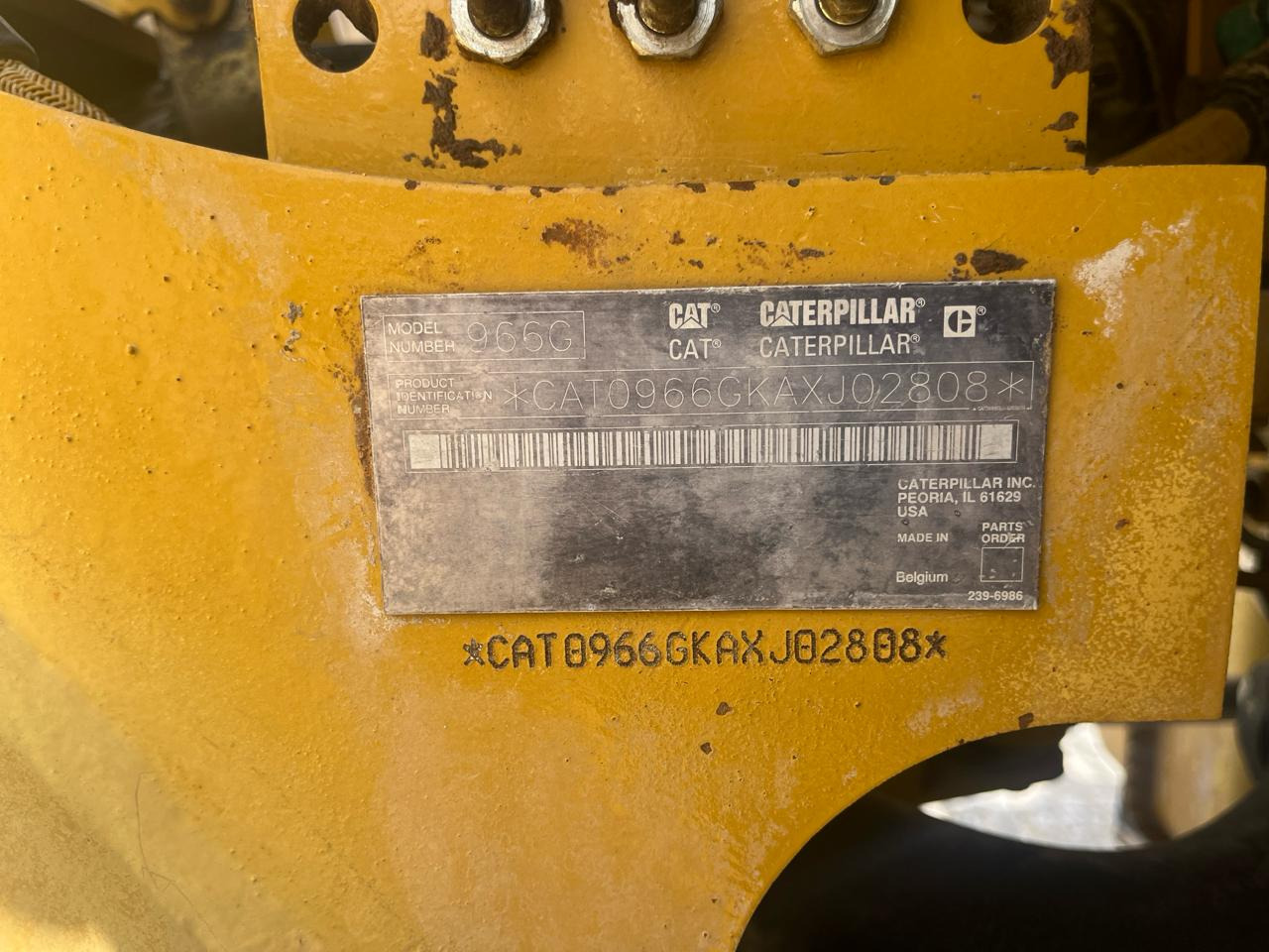 CATERPILLAR 966GII - Máy xúc lật bánh lốp: hình 2 CATERPILLAR 966GII - Máy xúc lật bánh lốp: hình 2