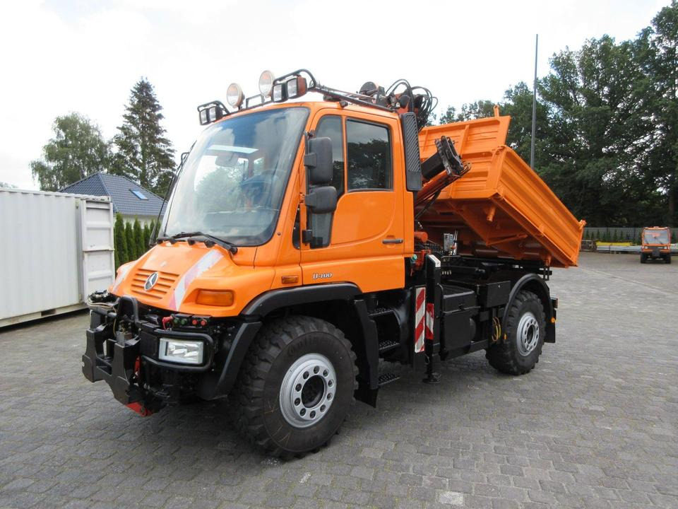 Unimog U 400 Drei-Seiten-Kipp/ Kran Atlas 65.2, Klima - Xe ben: hình 1 Unimog U 400 Drei-Seiten-Kipp/ Kran Atlas 65.2, Klima - Xe ben: hình 1