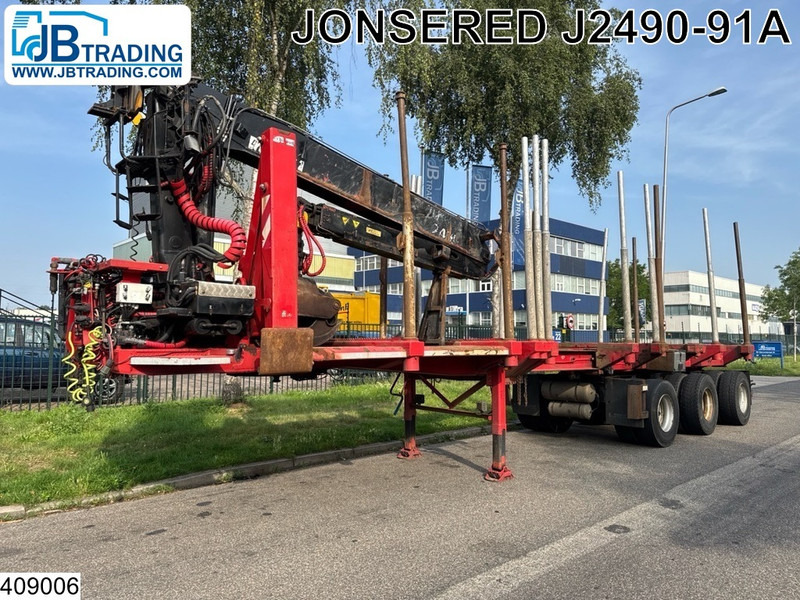 Billaud Chassis Wood transport, Jonsered, Extendable. - Sơ mi rơ moóc chở gỗ: hình 1 Billaud Chassis Wood transport, Jonsered, Extendable. - Sơ mi rơ moóc chở gỗ: hình 1