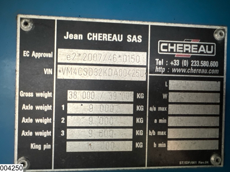 Chereau Koel vries - Sơ mi rơ moóc đông lạnh: hình 4 Chereau Koel vries - Sơ mi rơ moóc đông lạnh: hình 4