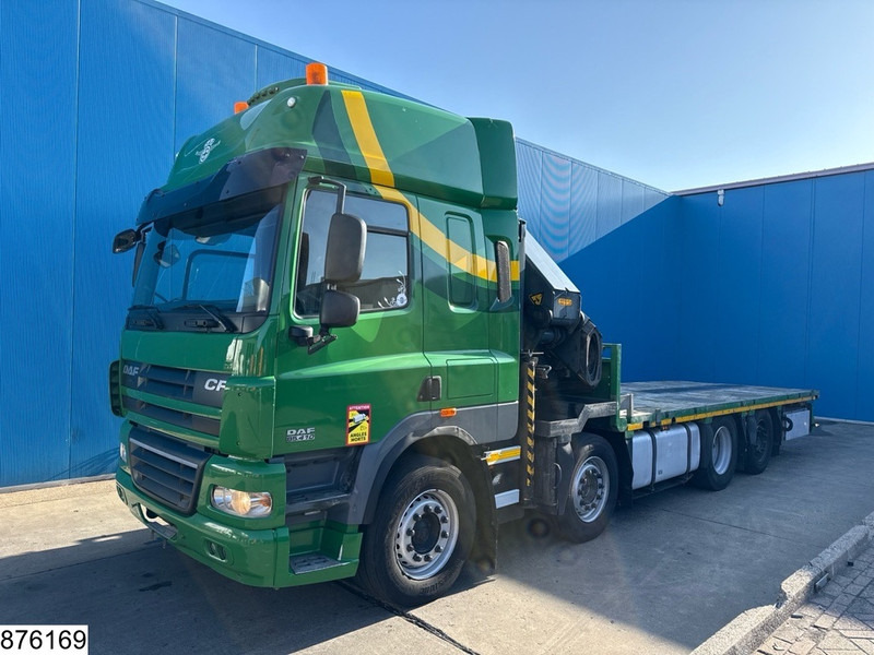 DAF CF 410 8x2, EURO 5, Palfinger, Steerling, Remote,Retarder - Xe tải thùng lửng/ Phẳng, Xe cẩu tự hành: hình 4 DAF CF 410 8x2, EURO 5, Palfinger, Steerling, Remote,Retarder - Xe tải thùng lửng/ Phẳng, Xe cẩu tự hành: hình 4