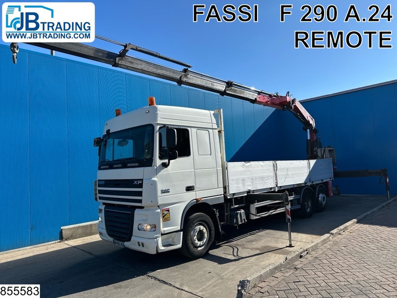 DAF XF 410 6x2, Fassi, Retarder, Remote - Xe tải thùng lửng/ Phẳng, Xe cẩu tự hành: hình 1 DAF XF 410 6x2, Fassi, Retarder, Remote - Xe tải thùng lửng/ Phẳng, Xe cẩu tự hành: hình 1