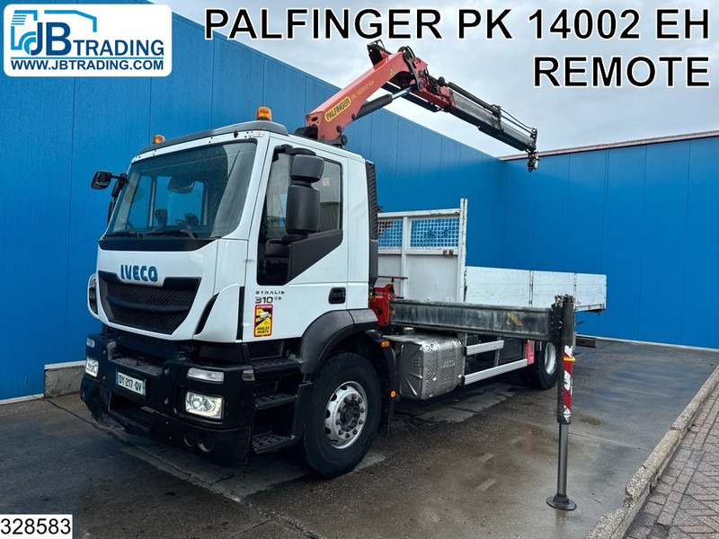 Iveco Stralis 310 EURO 6, Palfinger, Leaf spring - Xe tải thùng lửng/ Phẳng, Xe cẩu tự hành: hình 1 Iveco Stralis 310 EURO 6, Palfinger, Leaf spring - Xe tải thùng lửng/ Phẳng, Xe cẩu tự hành: hình 1
