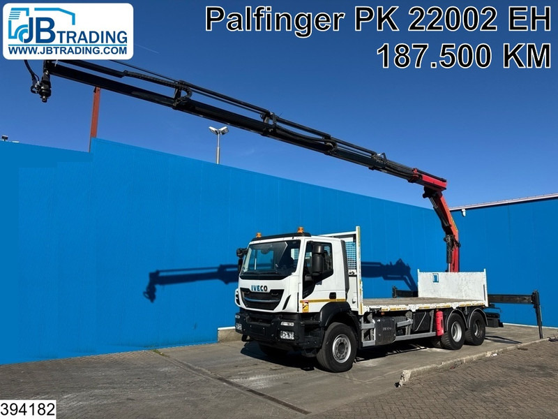 Iveco Trakker 360 6X4, EURO 6, Steel suspension, Palfinger - Xe tải thùng lửng/ Phẳng, Xe cẩu tự hành: hình 1 Iveco Trakker 360 6X4, EURO 6, Steel suspension, Palfinger - Xe tải thùng lửng/ Phẳng, Xe cẩu tự hành: hình 1