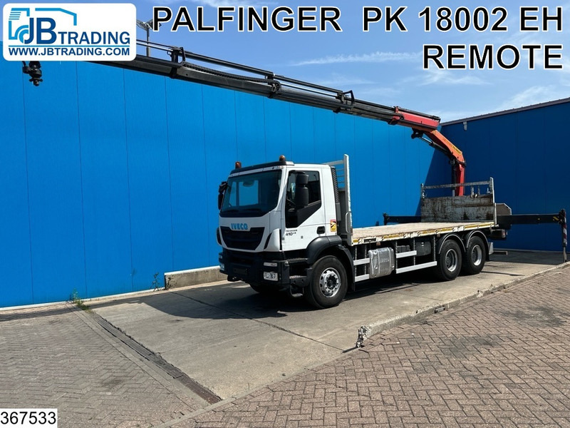 Iveco Trakker 410 6X4, EURO 6, Retarder, Palfinger - Xe tải thùng lửng/ Phẳng: hình 1 Iveco Trakker 410 6X4, EURO 6, Retarder, Palfinger - Xe tải thùng lửng/ Phẳng: hình 1