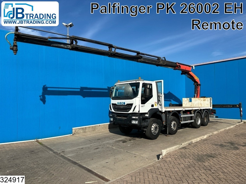 Iveco Trakker 8x4, EURO 6, Palfinger, Remote - Xe tải thùng lửng/ Phẳng, Xe cẩu tự hành: hình 1 Iveco Trakker 8x4, EURO 6, Palfinger, Remote - Xe tải thùng lửng/ Phẳng, Xe cẩu tự hành: hình 1