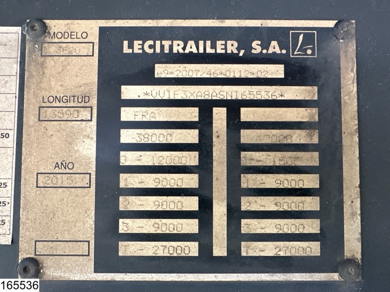 Lecitrailer Koel vries Carrier Vector 1950 MT , 2 Koelunits, Dhollandia - Sơ mi rơ moóc đông lạnh: hình 4 Lecitrailer Koel vries Carrier Vector 1950 MT , 2 Koelunits, Dhollandia - Sơ mi rơ moóc đông lạnh: hình 4