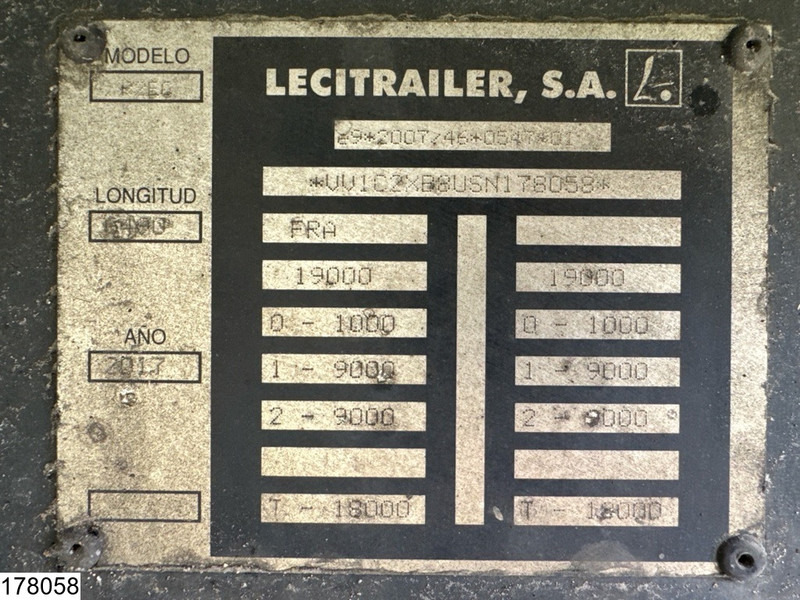 Lecitrailer Middenas Frigoblock EK 13 U - Rơ moóc đông lạnh: hình 5 Lecitrailer Middenas Frigoblock EK 13 U - Rơ moóc đông lạnh: hình 5