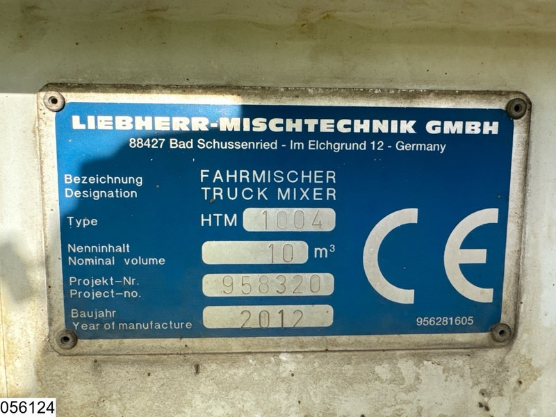 Liebherr Betonmixer Liebherr 10m3 - Sơ mi rơ moóc trộn bê tông: hình 5 Liebherr Betonmixer Liebherr 10m3 - Sơ mi rơ moóc trộn bê tông: hình 5