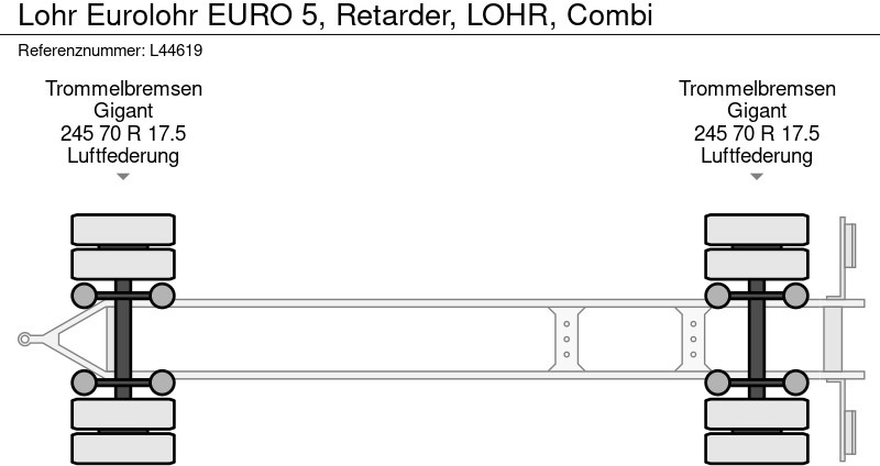 Rơ moóc tự động vận chuyển Lohr Eurolohr EURO 5, Retarder, LOHR, Combi: hình 18