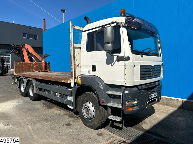 MAN TGA 26 360 6X4, Manual, Steel suspension, Palfinger - Xe tải thùng lửng/ Phẳng, Xe cẩu tự hành: hình 2 MAN TGA 26 360 6X4, Manual, Steel suspension, Palfinger - Xe tải thùng lửng/ Phẳng, Xe cẩu tự hành: hình 2