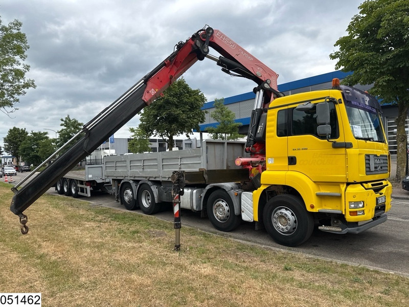 MAN TGA 35 400 8x2, Handgeschakeld, Fassi, Remote, Combi - Xe tải thùng lửng/ Phẳng, Xe cẩu tự hành: hình 3 MAN TGA 35 400 8x2, Handgeschakeld, Fassi, Remote, Combi - Xe tải thùng lửng/ Phẳng, Xe cẩu tự hành: hình 3