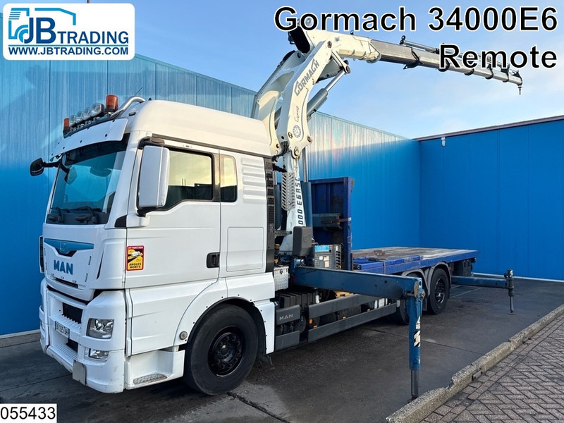 MAN TGX 26 440 6x2. EURO 6, Gormach, Remote, Retarder - Xe tải thùng lửng/ Phẳng, Xe cẩu tự hành: hình 1 MAN TGX 26 440 6x2. EURO 6, Gormach, Remote, Retarder - Xe tải thùng lửng/ Phẳng, Xe cẩu tự hành: hình 1