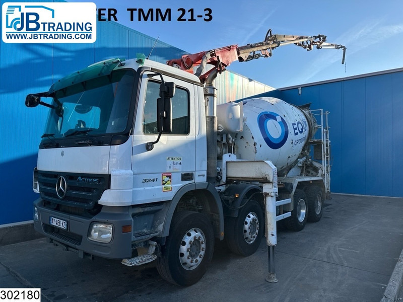 Mercedes-Benz Actros 3241 8x4, PUMI, Putzmeister, 21 MTR, Telligent 16 - Xe bơm bê tông: hình 1 Mercedes-Benz Actros 3241 8x4, PUMI, Putzmeister, 21 MTR, Telligent 16 - Xe bơm bê tông: hình 1
