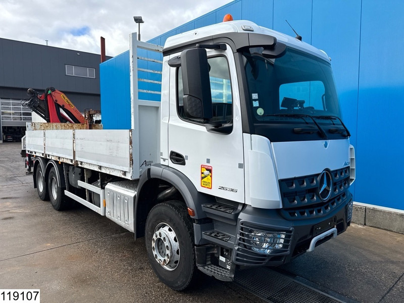 Mercedes-Benz Arocs 2636 6x4, EURO 6, Palfinger, Leaf suspension - Xe tải thùng lửng/ Phẳng, Xe cẩu tự hành: hình 3 Mercedes-Benz Arocs 2636 6x4, EURO 6, Palfinger, Leaf suspension - Xe tải thùng lửng/ Phẳng, Xe cẩu tự hành: hình 3