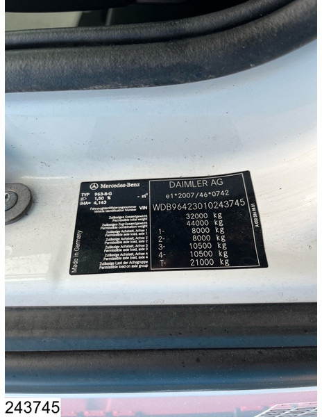 Xe tải thùng lửng/ Phẳng, Xe cẩu tự hành Mercedes-Benz Arocs 3240 8X4, EURO 6, Steel suspension, Palfinger: hình 7