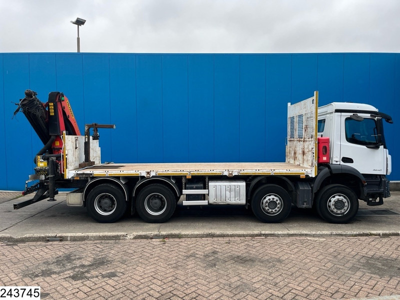 Xe tải thùng lửng/ Phẳng, Xe cẩu tự hành Mercedes-Benz Arocs 3240 8X4, EURO 6, Steel suspension, Palfinger: hình 15