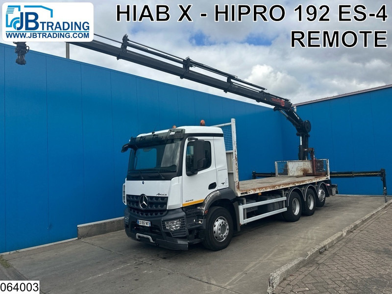 Mercedes-Benz Arocs 3243 8x4, EURO 6, Hiab, Remote - Xe tải thùng lửng/ Phẳng, Xe cẩu tự hành: hình 1 Mercedes-Benz Arocs 3243 8x4, EURO 6, Hiab, Remote - Xe tải thùng lửng/ Phẳng, Xe cẩu tự hành: hình 1