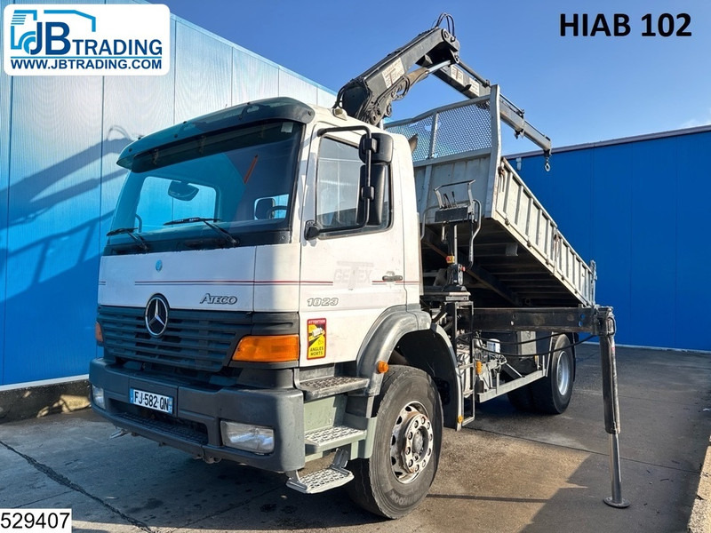 Mercedes-Benz Atego 1828 Manual, Steel Suspension, HIAB - Xe ben, Xe cẩu tự hành: hình 1 Mercedes-Benz Atego 1828 Manual, Steel Suspension, HIAB - Xe ben, Xe cẩu tự hành: hình 1